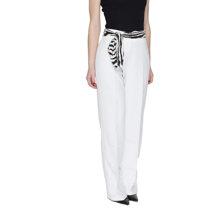 White Polyester Pant