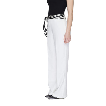 White Polyester Pant