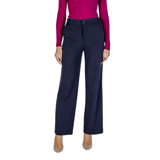 Blue Viscose Pant