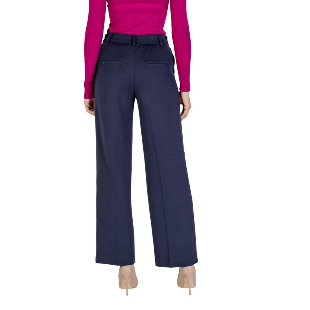 Blue Viscose Pant