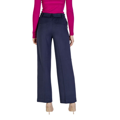 Blue Viscose Pant
