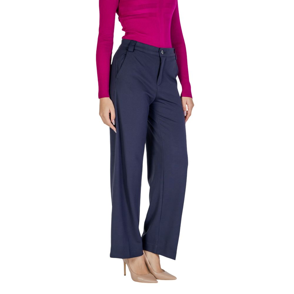 Blue Viscose Pant