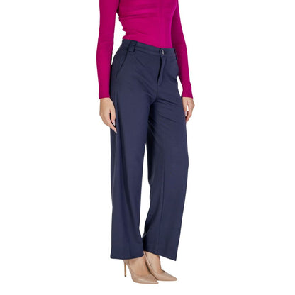 Blue Viscose Pant