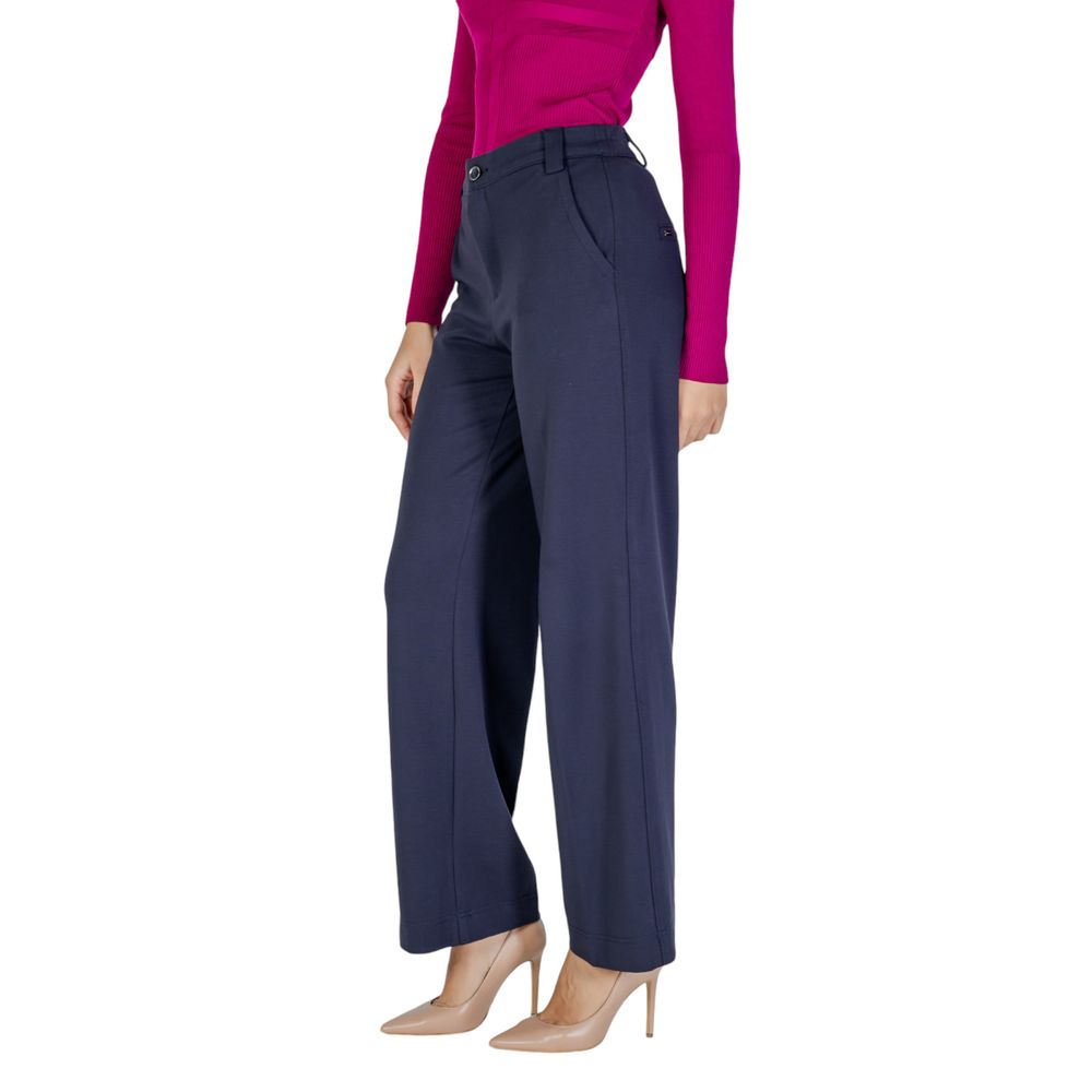 Blue Viscose Pant