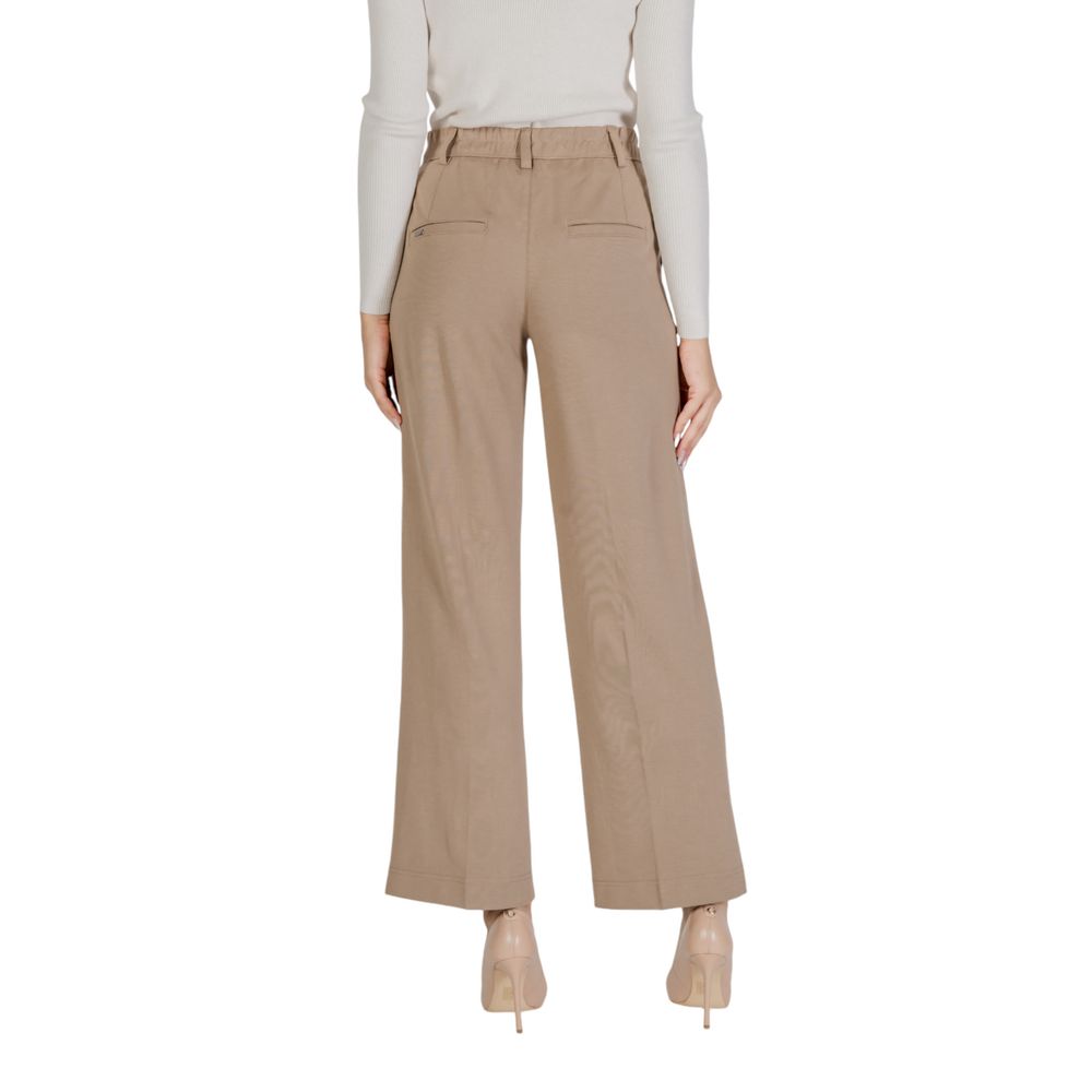 Beige Viscose Pant