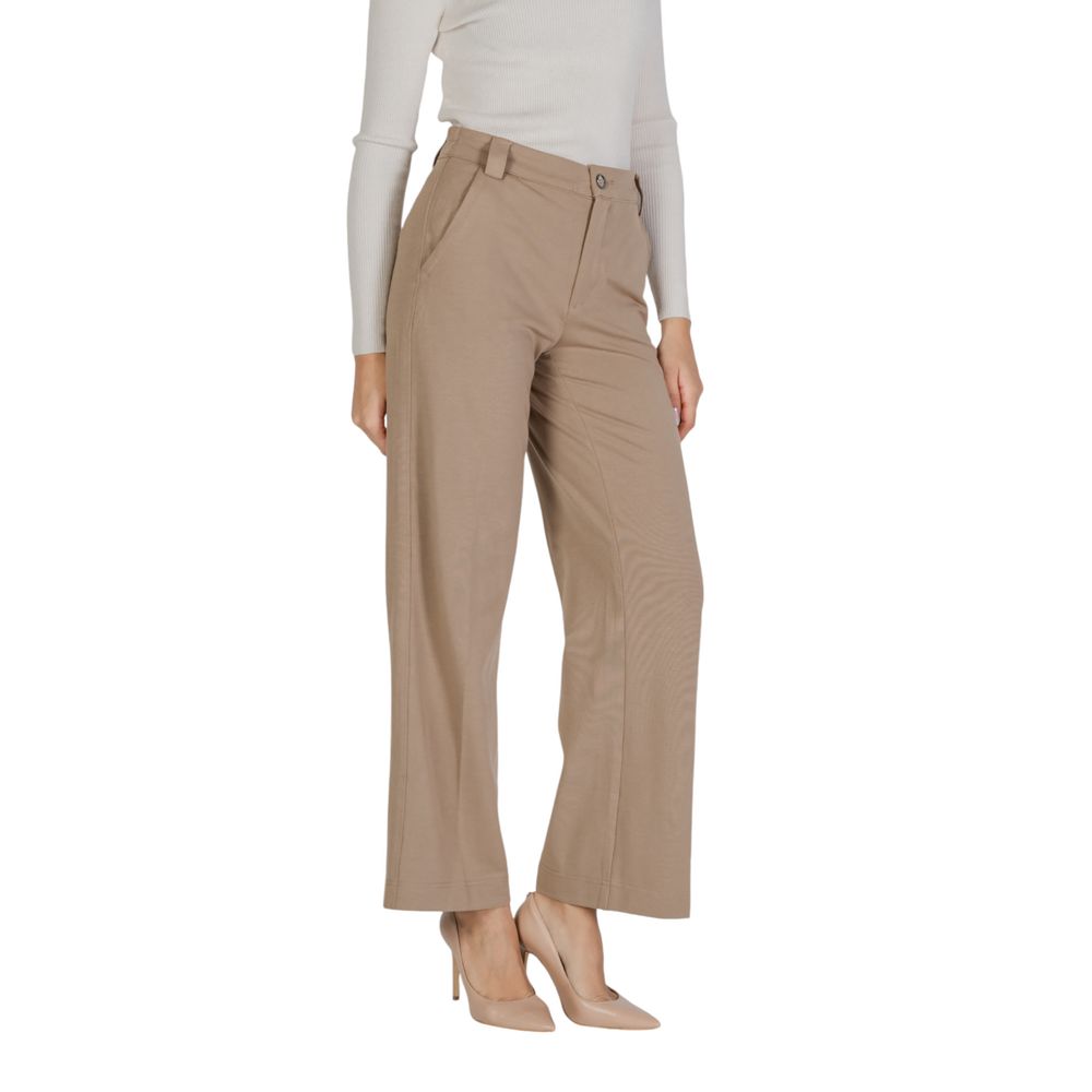 Beige Viscose Pant