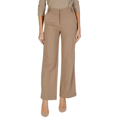 Beige Viscose Pant