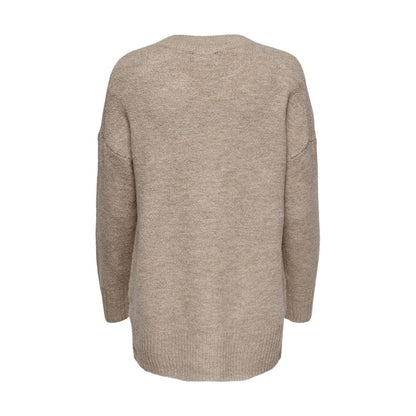 Beige Marabou Sweater