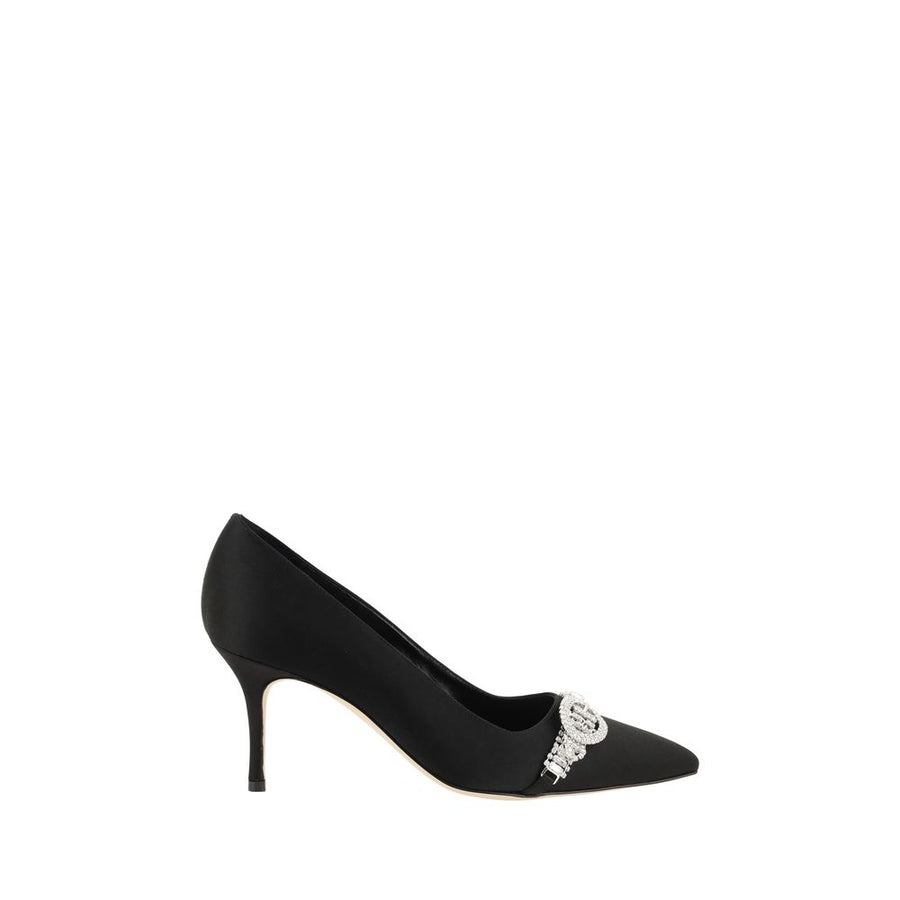 Black Asapump Satin Pumps