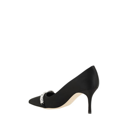 Black Asapump Satin Pumps