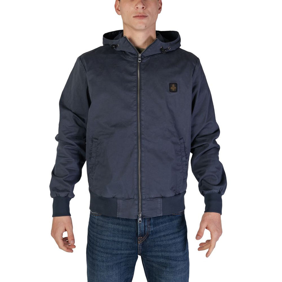 Blue Cotton Jackets & Coat