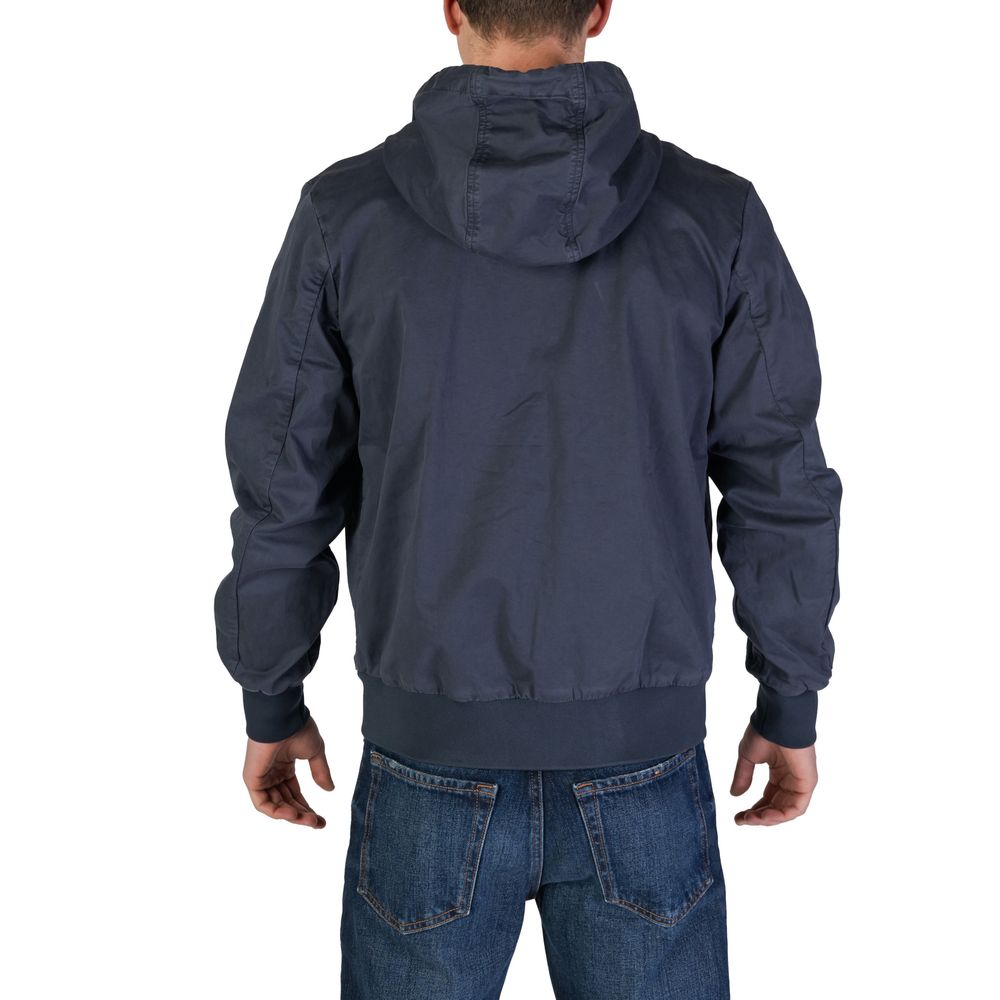 Blue Cotton Jackets & Coat