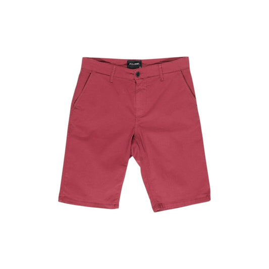 Bordeaux Cotton Bermuda Shorts