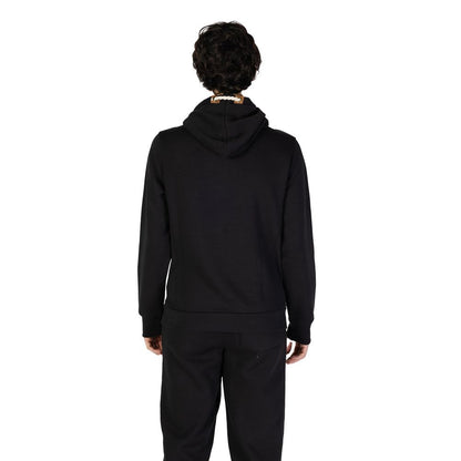Black Cotton Hoodie