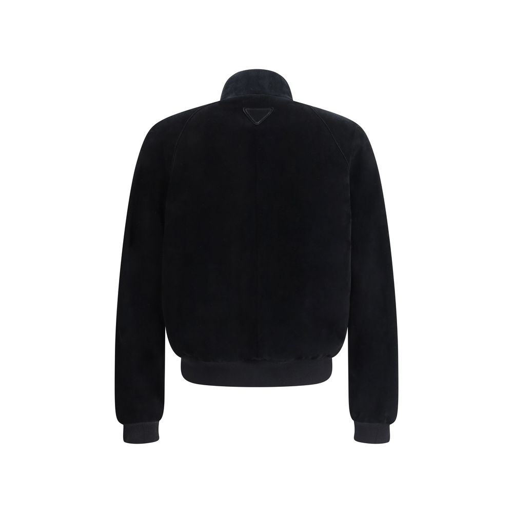 Suede bomber Jacket