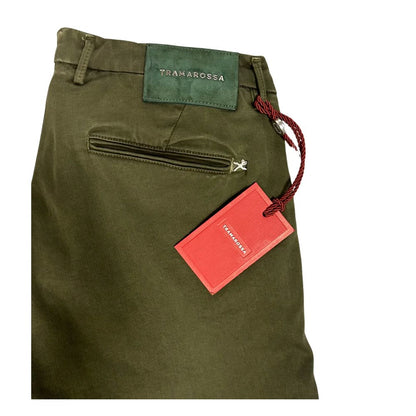 Green Cotton Jeans & Pant