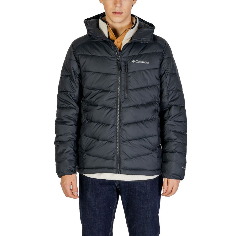 Black Polyester Jackets & Coat