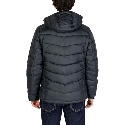 Black Polyester Jackets & Coat