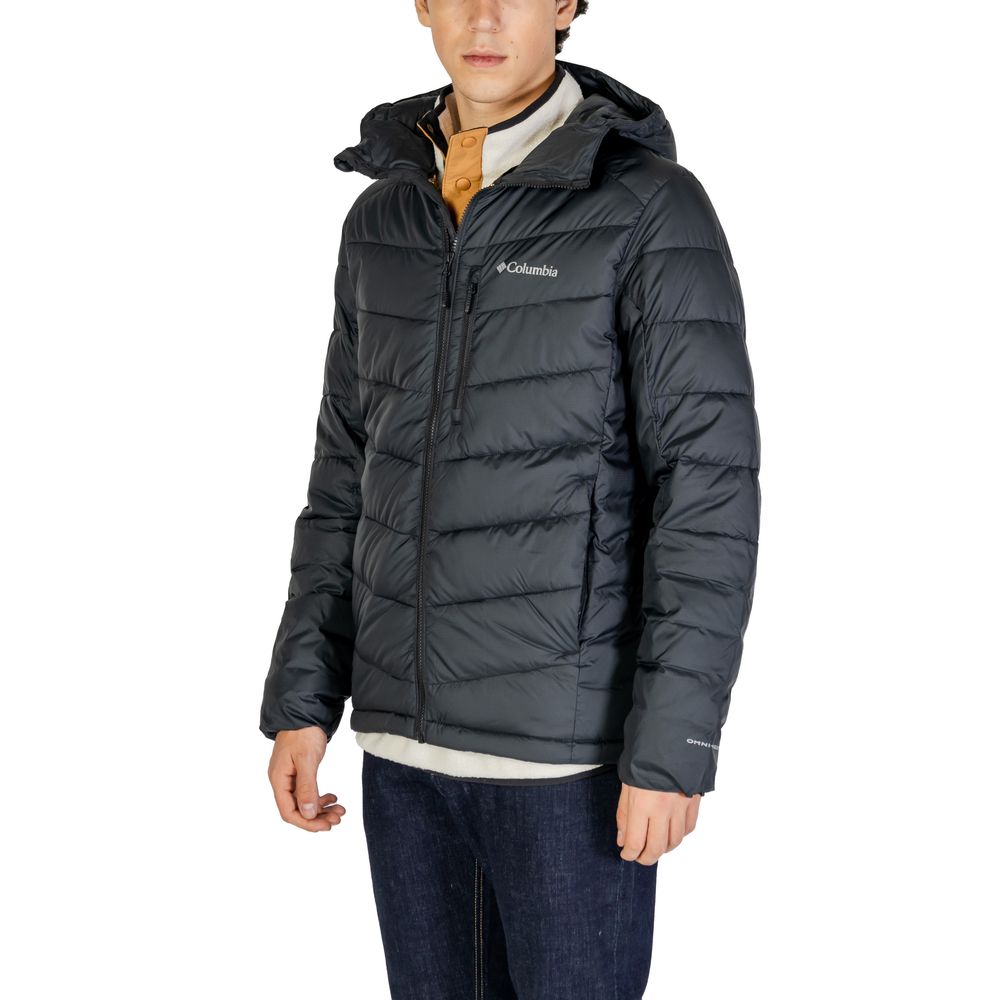 Black Polyester Jackets & Coat