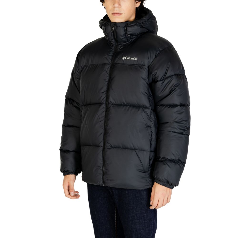 Black Nylon Jackets & Coat