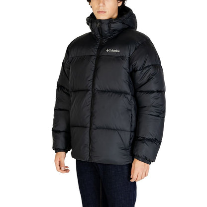 Black Nylon Jackets & Coat