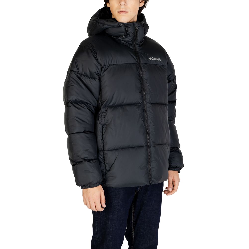 Black Nylon Jackets & Coat