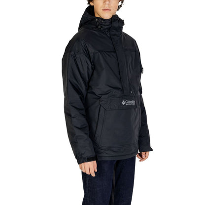 Black Nylon Jackets & Coat