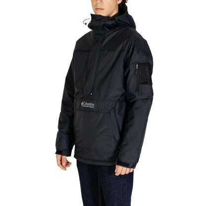 Black Nylon Jackets & Coat