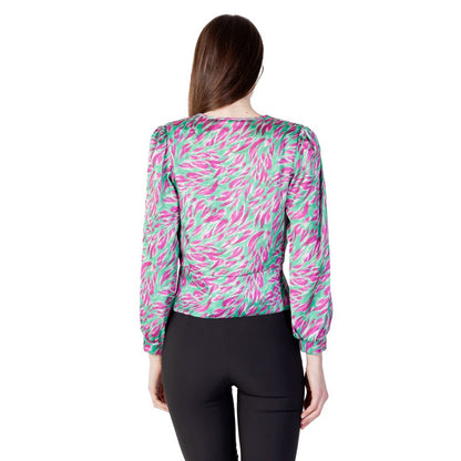 Green Polyester Blouse