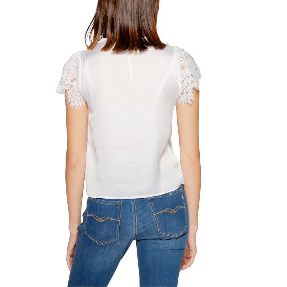 White Polyester Blouse