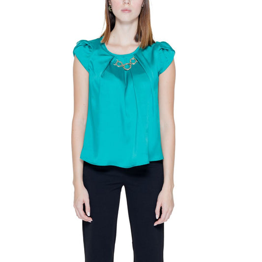 Green Polyester Blouse