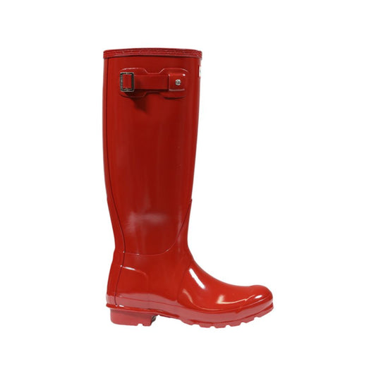 Red Recycled Polyester Ankle