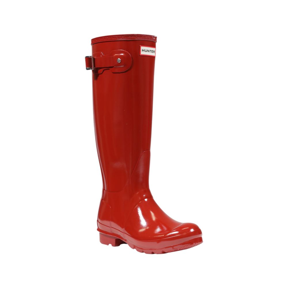 Red Recycled Polyester Ankle