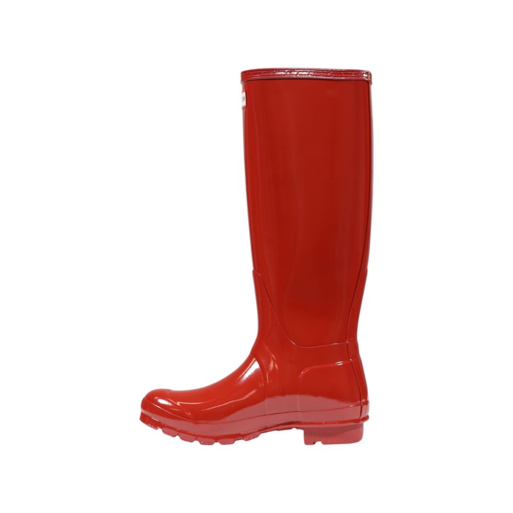 Red Recycled Polyester Ankle