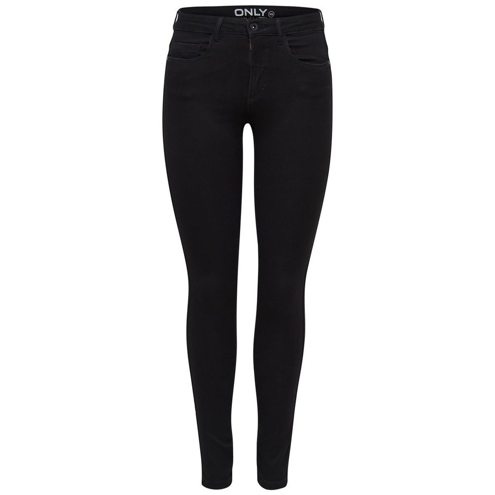Black Cotton Skinny Jean