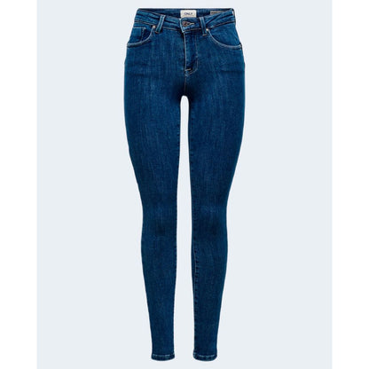 Blue Cotton Skinny Jean