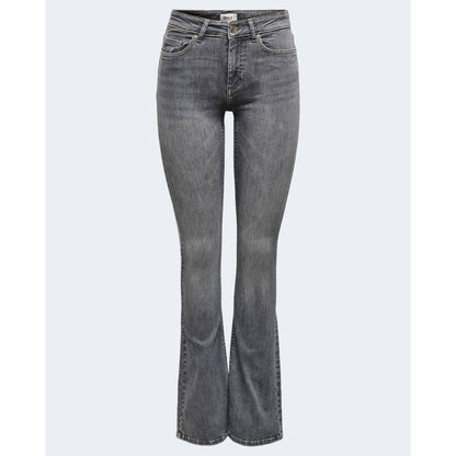 Gray Cotton Slim Fit Jean