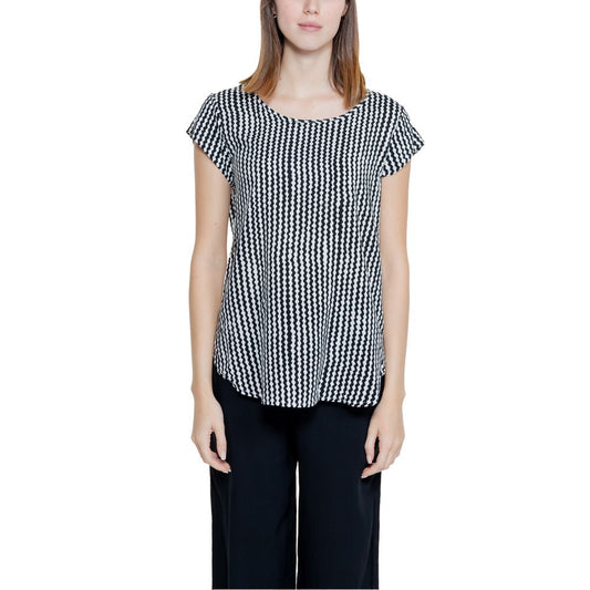 Black Viscose Blouse