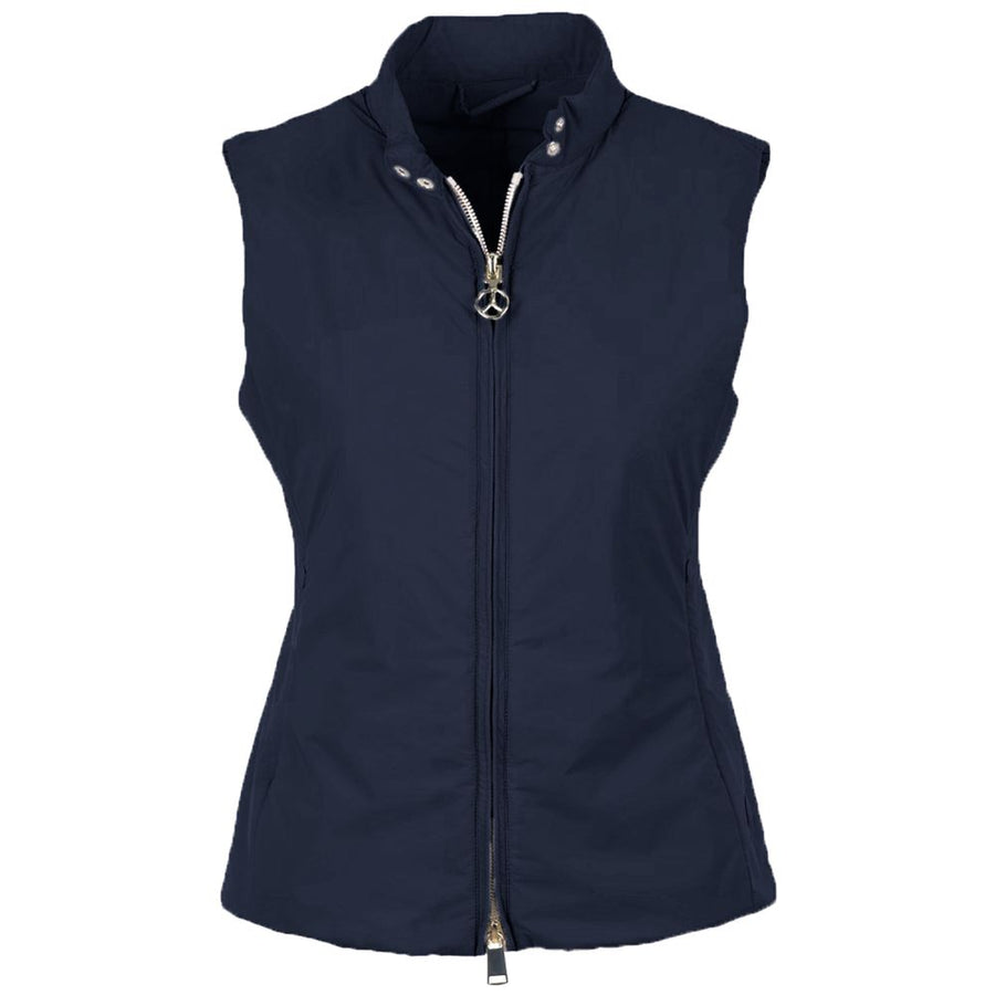 Blue Nylon Women Vest