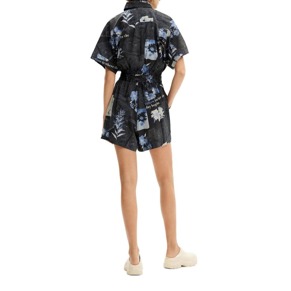 Blue Viscose Jumpsuit