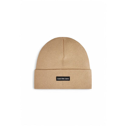 Beige Recycled Polyester Cap (Baseball Hat)