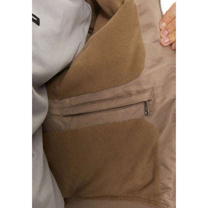 Beige Recycled Polyamide Jackets & Coat