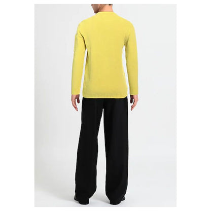 Black Cotton Men Sweater