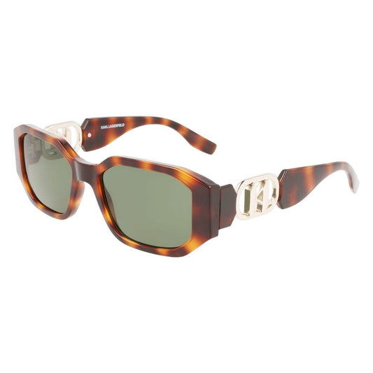 Brown Injected Sunglasses
