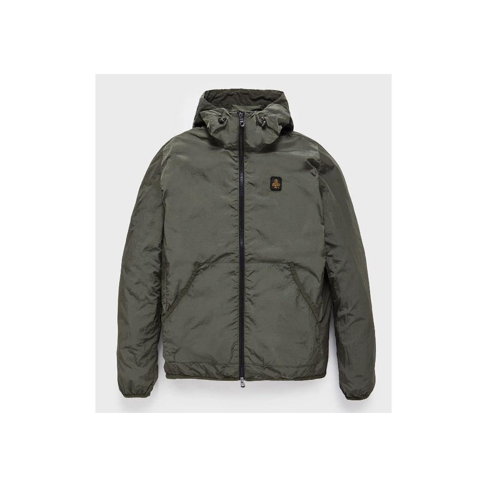 Green Polyamide Men Jacket