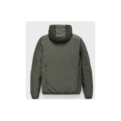 Green Polyamide Men Jacket
