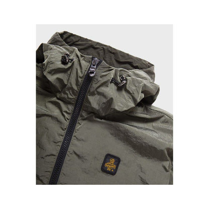 Green Polyamide Men Jacket