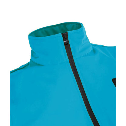 Light Blue Polyester Men Vest