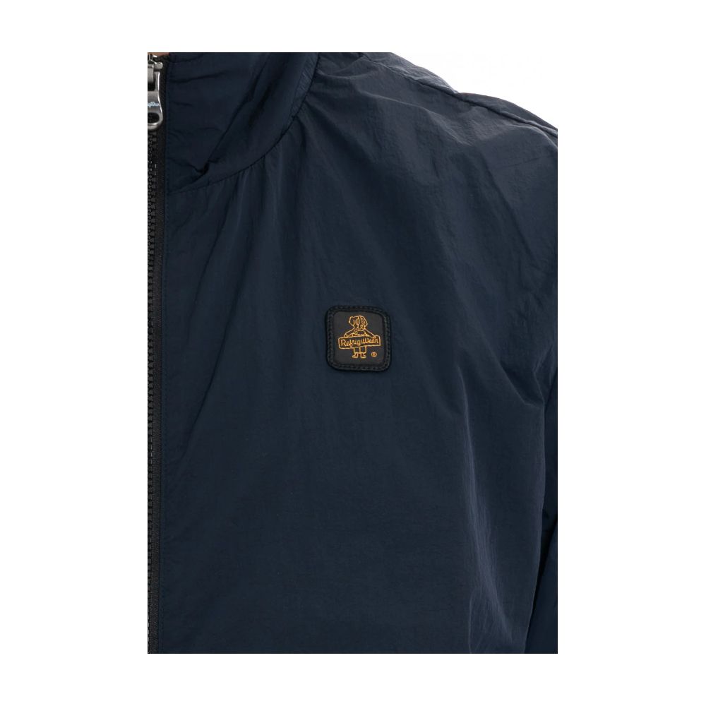 Blue Polyamide Men's Jacket