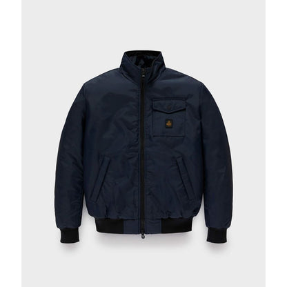Blue Polyamide Men Jacket